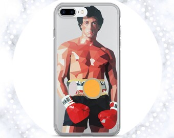 Rocky iPhone Case | Clear Phone Case | Rocky Balboa | Boxing | iPhone 6 Plus Case | iPhone 7 | iPhone 5s Case | Sylvester Stallone | Movies