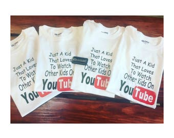 kids youtube shirt