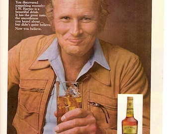 1974 IW Harper Bourbon Whiskey vintage magazine ad Advertisement 1706