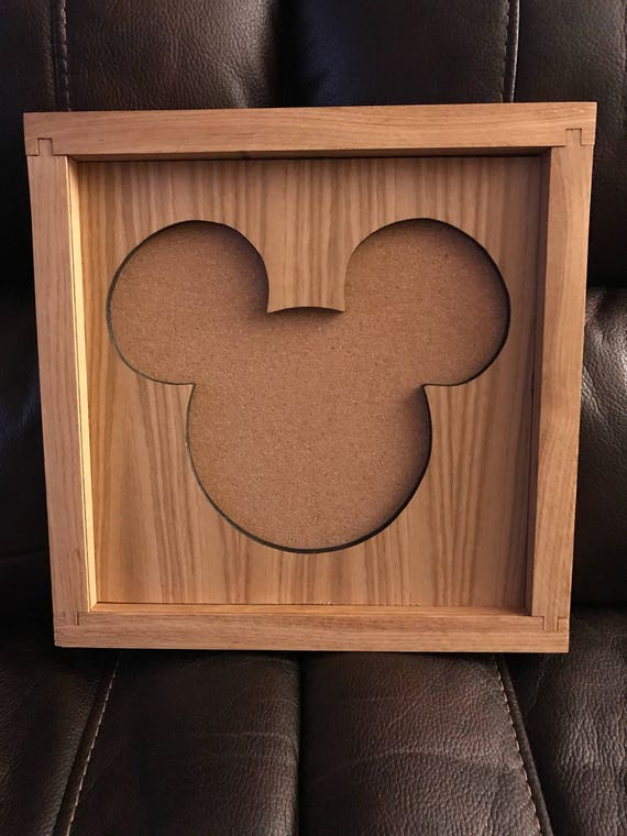 Disney Inspired Pin Display Shadowbox Mickey