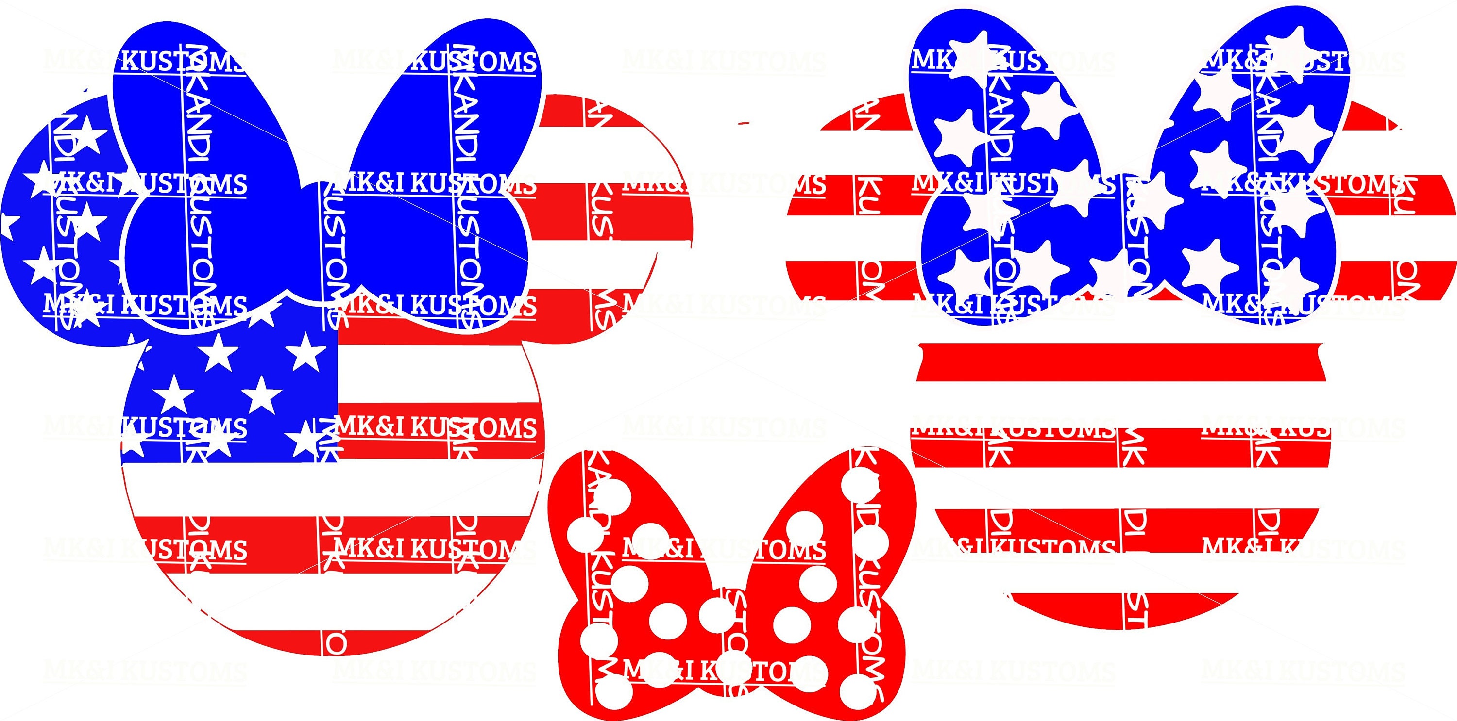 Download 4th July/ Minnie Mouse Svg/ Minnie Svg/ 4th of July Svg/
