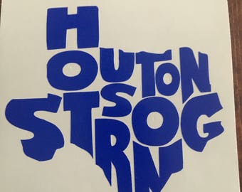 Houston Strong Decal- Hurricane Harvey