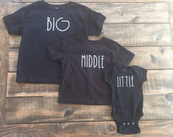 big little middle little little little shirts