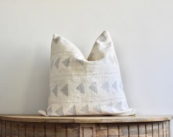 18x18 The Nia African Mudcloth Pillow Cover