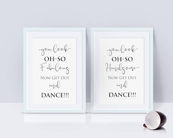 Wedding Bathroom Signs, Men's Bathroom Sign, his and hers bathroom signs, wedding sign, Look oh so, womens and mens restroom, Pdf Template