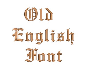 SALEOld English Embroidery Fonts 2 Sizes Designs Alphabets PES BX SALEOld English Embroidery Fonts 2 Sizes Designs Alphabets PES BX