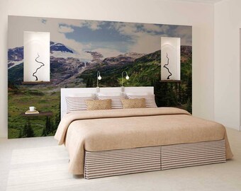 Mountain Wall Mural mountain wall mural | etsy Mountain Wall Mural mountain wall mural | etsy