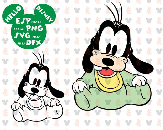 Download Disney Svg Goofy Babies Clipart Disney Cut files Mouse Die