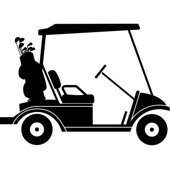 Download Golf Cart 3 Golfer Golfing Clubs Sports Course Cart Car Ball