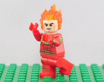 human torch lego marvel avengers