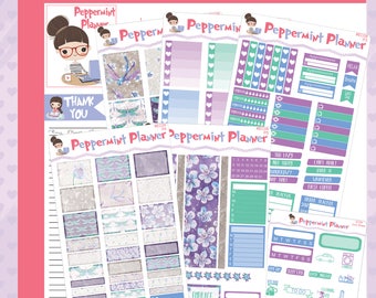 E Planner Dragonfly Weekly Kit #06