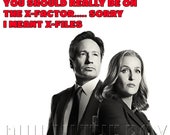 Unique 88 X Files Birthday Card