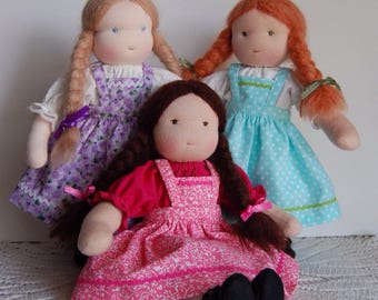 Custom Order Waldorf Doll, SpecialOrder Waldorf Doll, Build Your Own 11-1/2 Inch Waldorf Doll