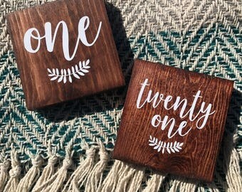 Wooden Table Numbers, Wedding Decor, Table Numbers, Wedding Table Numbers, Table Decor, Rustic Table Numbers, Wedding Reception Decor