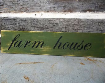 primitive sign, wood sign, wall hanging, wall decor, farm house, home decor, primitive wood sign