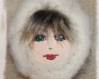 Mini puppet / doll / doll: brooch/pendant/keychain