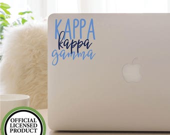 Vinyl Decal, GREEK, SORORITY, Kappa Kappa Gamma, Font Fun