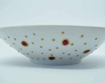 Hand painted porcelain bowl