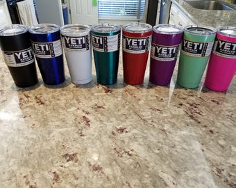 New 20oz Powder coated YETI tumblers. ALL COLORS