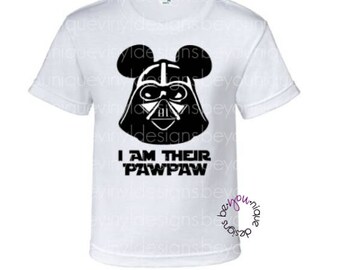 I Am Their Father Shirt / I Am Their Grandfather Shirt / Father's Day Shirt / Star Wars Shirt / Darth Vader Shirt / Dad Shirt/ Men's Shirt