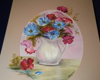 Flower Pitcher Canvas panting