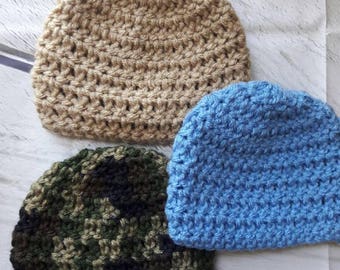 Crochet baby hat/crochet newborn hat/baby hat/baby shower gift/crochet newborn beanie/crochet boy beanie/winter hat/fall hat/photo prop