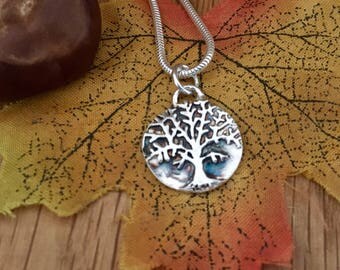 Tree-Of-Life Pendant, Life's Tree Necklace, Tree Of Life Necklace, Tree Of Life Jewellery, Silver Tree Of Life, Birthday Gift, Tree Of Life