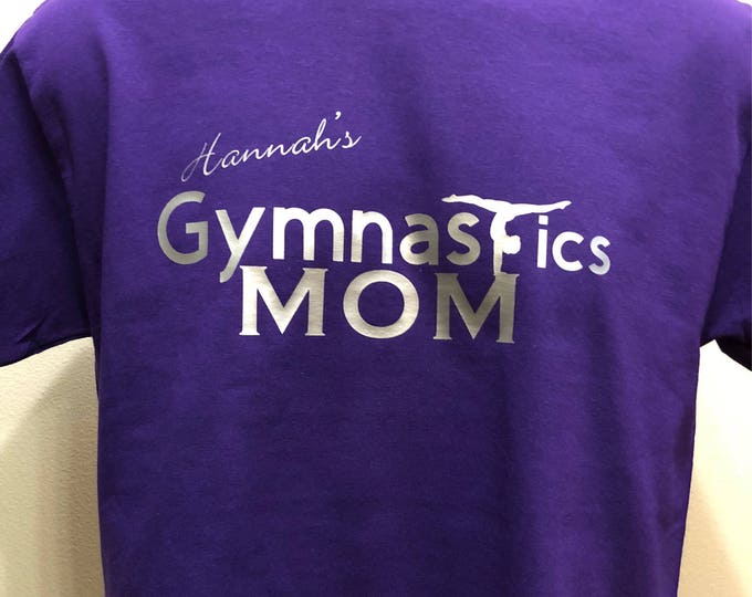 Customized Gymnastics MOM t-shirt