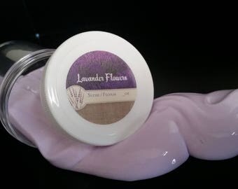 Lavender Flowers Glossy Slime