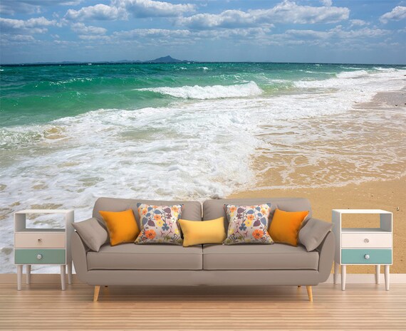 Beach Wall Art Removable Wallpaper Wall Mural Ocean Wall