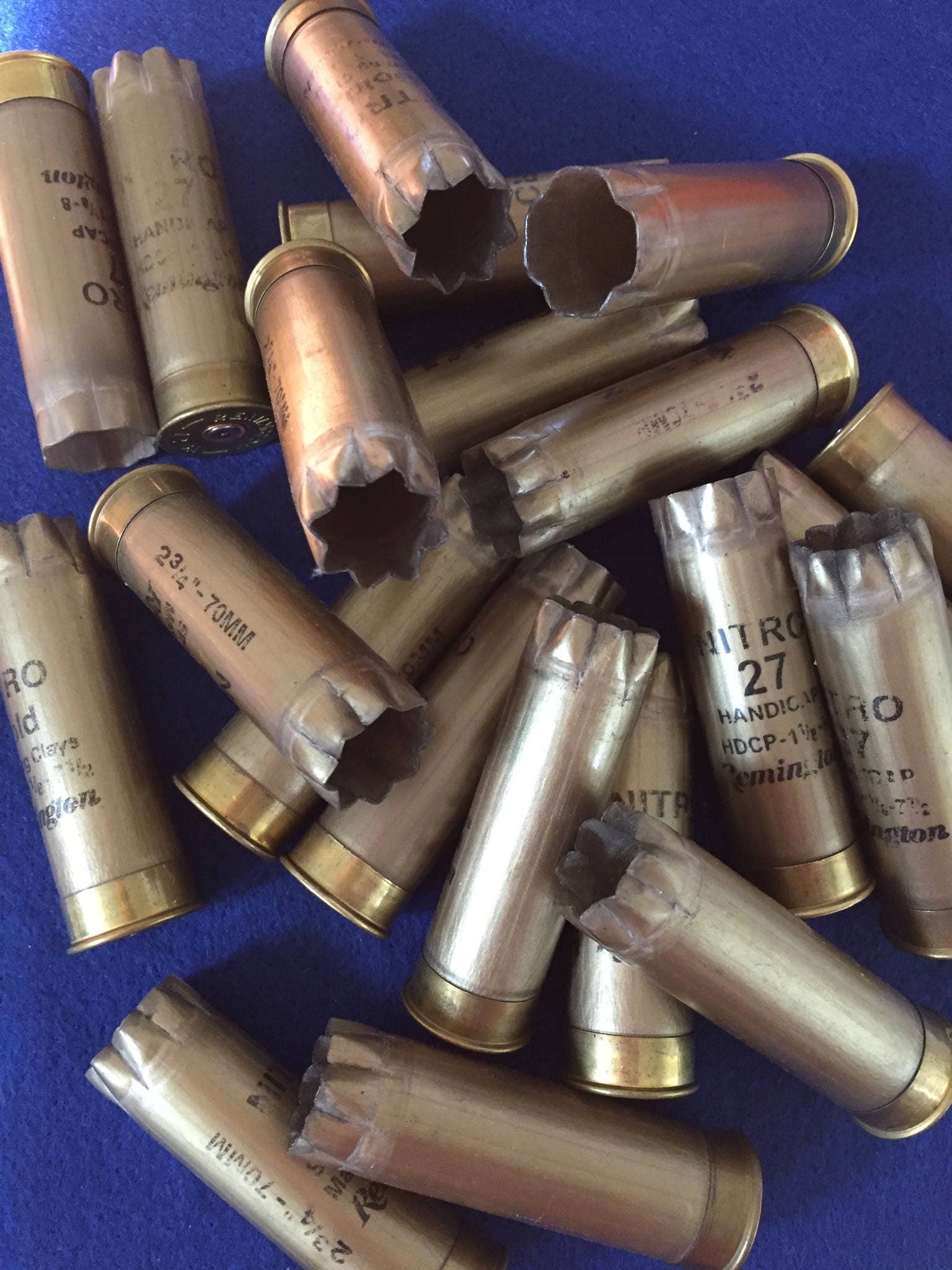 Empty Shotgun Shells Spent Hulls Cleaned Casings Empty Ammo