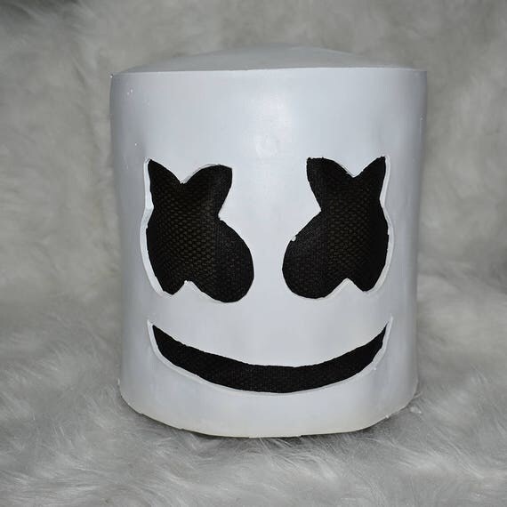 Marshmello Mask DJ Mask Latex Simple Version