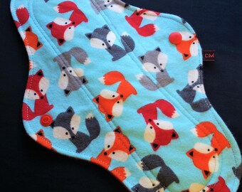 DISCOUNTED BUDGET - 11" Reg Flow CSP - Reusable Cloth Menstrual Pad - Brushed Cotton, Zorb, Windpro - By Crimson Moon CSPs