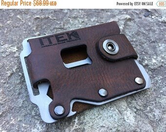 Summer Sale Minimalist wallet-Men's wallet-Kodiak(Bearskin-Stainless)-Free Shipping
