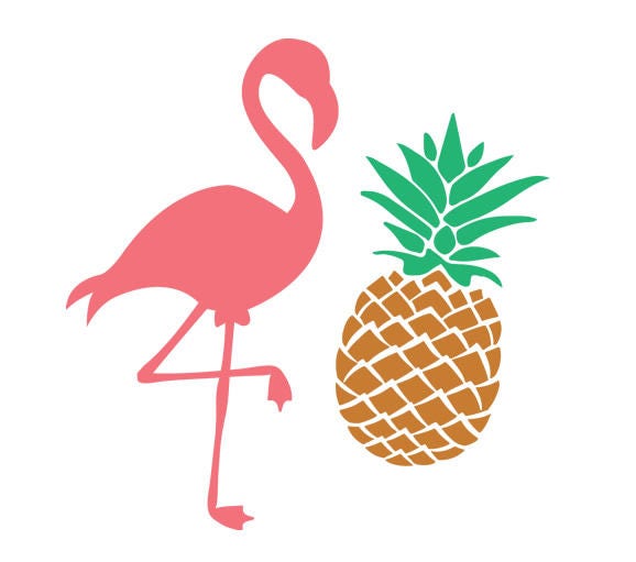 Download Pineapple SVG Pineapple Monogram SVG Pink Flamingo Svg Pink