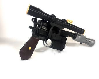 3D Printed DL-44 Han Solo Blaster From Star Wars - Full Size