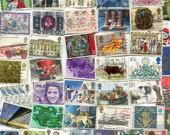 Great Britain 50 Used Stamps