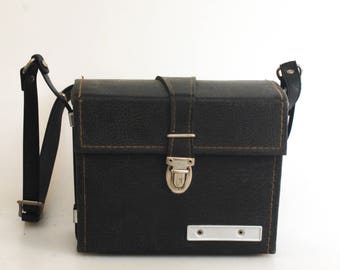 vintage camera leather case