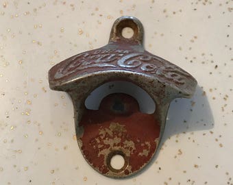 Vintage Cast Metal Coca-Cola Bottle Opener