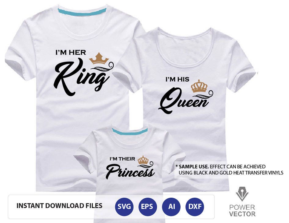 Download King Queen Princess Prince T shirts. Royal Family Shirt ...