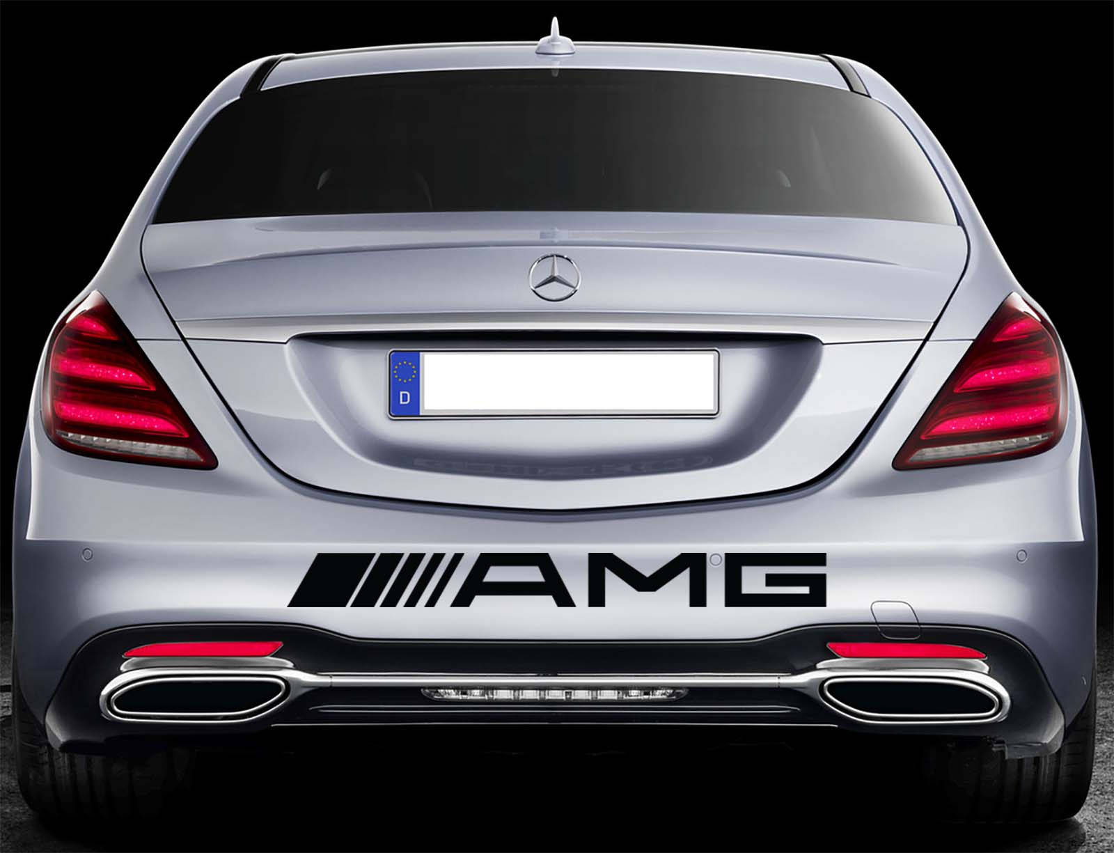 AMG Mercedes Benz Car Vinyl STICKERS Bumper Rear Graphic Logo