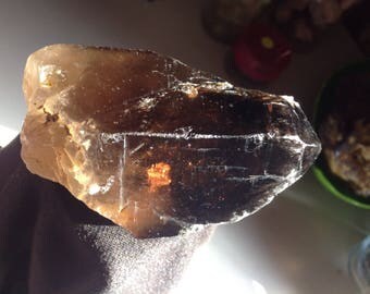 Natural Smoky Quartz crystal stone