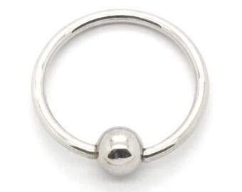 captive bead ring gold