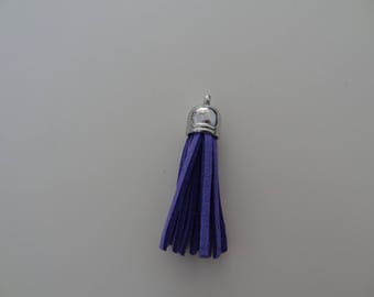 Purple tassel fringe