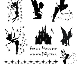 Tinkerbell svg, Tinkerbell clipart, Tinker Bell svg Disney files silhouette, digital – svg eps png dxf.