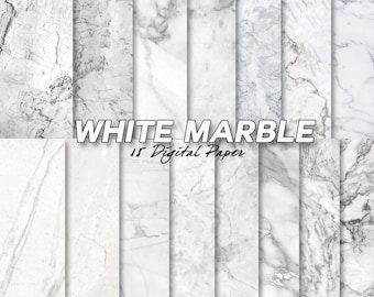 white marble digital paper, marble background, stone, scrapbook, scrapbooking,