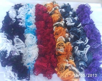scarf ruffled fancy has three color