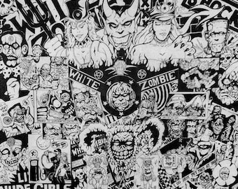 White Zombie Collage