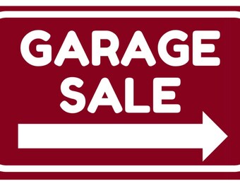 Editable and Printable Garage Sale Flyer 1 PDF File