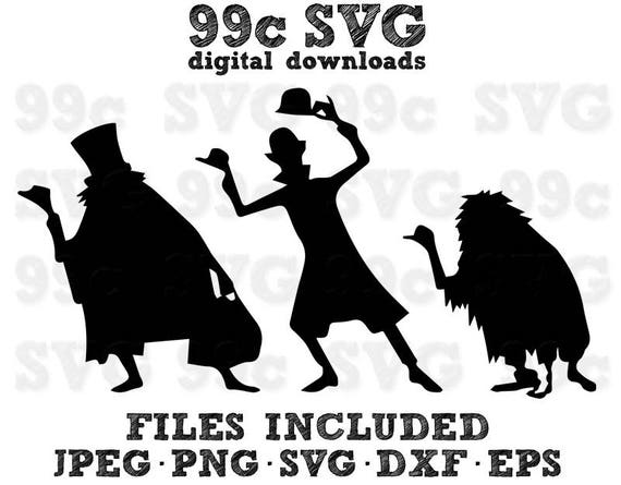 Download Hitchhiking Ghosts Disney SVG DXF Png Vector Cut File Cricut